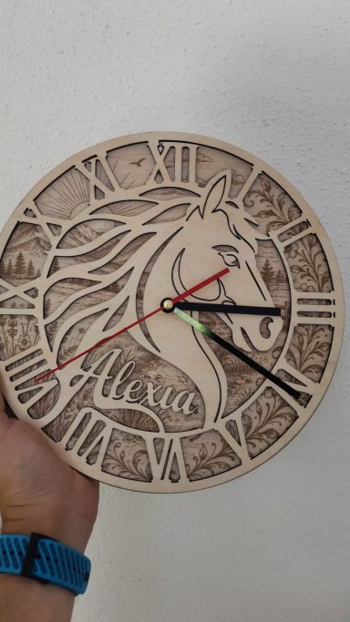 Horloge 100% personnelle